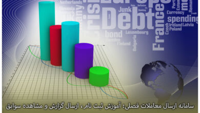 سامانه ارسال معاملات فصلی: آموزش ثبت نام، ارسال گزارش و مشاهده سوابق