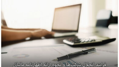 فرایند انحلال شرکتها و نحوه ارائه اظهارنامه مالیاتی