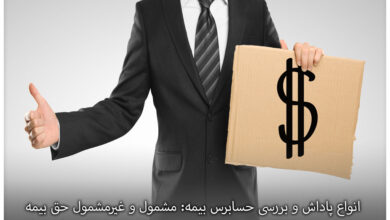 انواع پاداش و بررسی حسابرس بیمه: مشمول و غیرمشمول حق بیمه